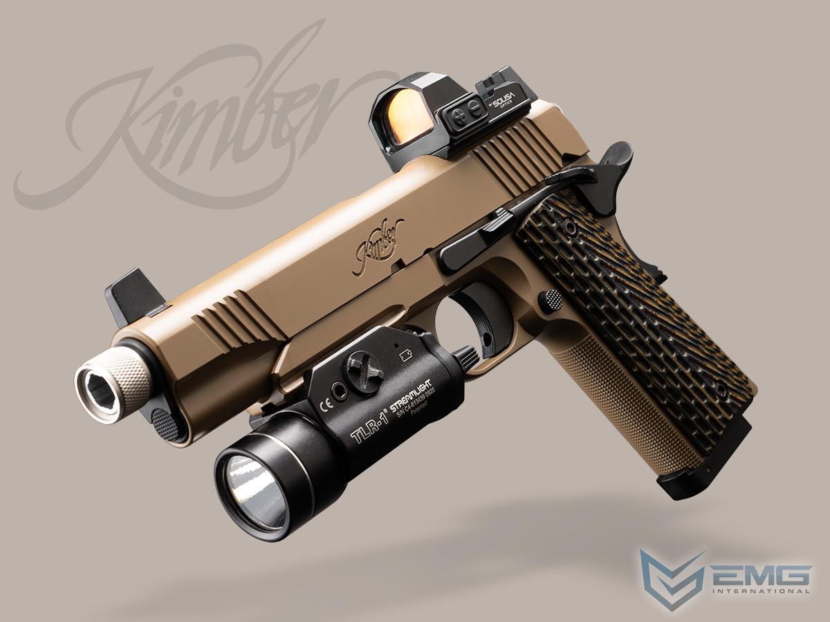 EMG x Kimber Desert Warrior 1911 CO2 Gas Blowback empuñaduras de G10