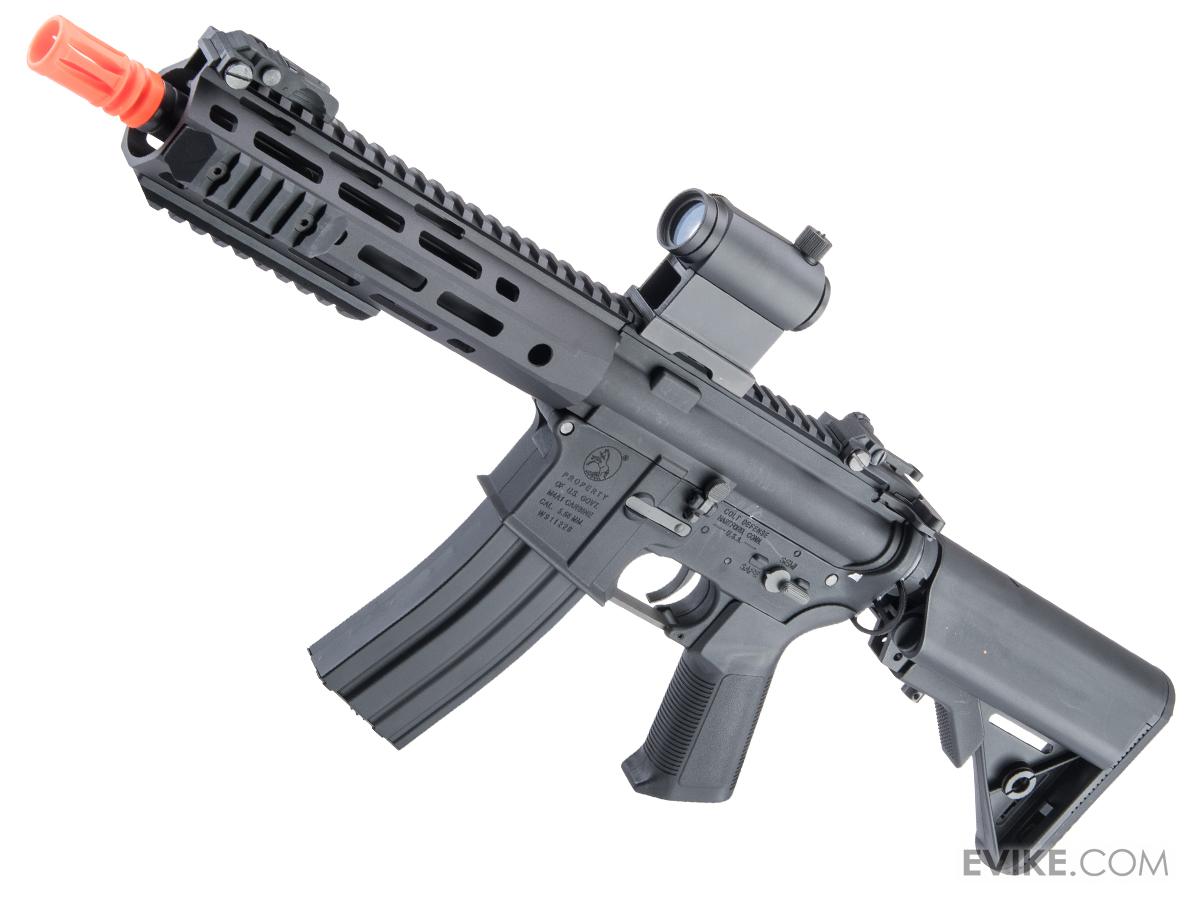 Cybergun x Colt Sportsline M4 AEG  con caja de engranajes G3 Micro-Switch Modelo: URX4 8.5″ / Negro / Solo fusil